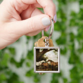 ジョージStubbs | Shaftoの2頭のロバおよび子馬1774年 キーホルダー (手)