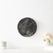 ジョージStubbs、Wil著刻まれるプレート4撃つ| ラウンド壁時計 (ホーム)