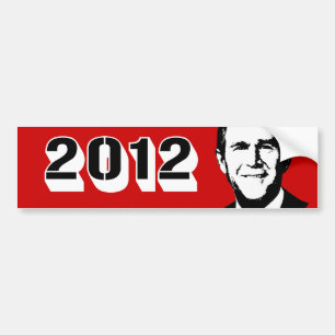 ジョージWブッシュ2012年 バンパーステッカー