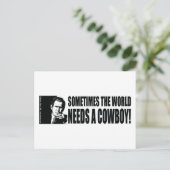 ジョージWブッシュ ポストカード (スタンド正面)