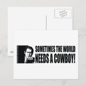 ジョージWブッシュ ポストカード (正面/裏面)