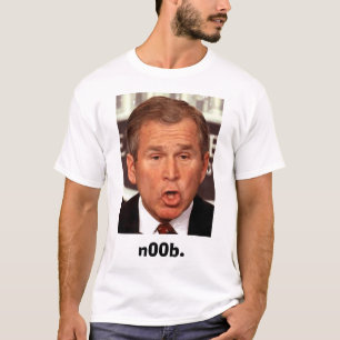 ジョージWブッシュ、n00b. Tシャツ