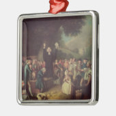 ジョージWhitefieldの説教 メタルオーナメント (左)