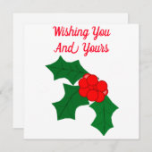 ジョーズホリデーシーズンカード シーズンカード (正面/裏面)