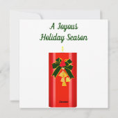 ジョーズホリデーシーズンカード シーズンカード (裏面)