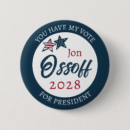 ジョーソン・オッソフ 2028年大統領就任予定 缶バッジ