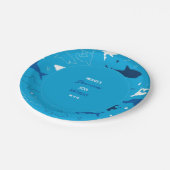 ジョーソームシャークバースデーパーティー紙プレート ペーパープレート (アングル)