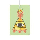 ジョーダンおもしろいピーターソンロブスタークラウン階層ミーム カーエアーフレッシュナー (正面)