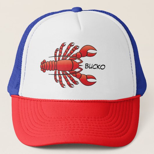 ジョーダンおもしろいピーターソンロブスターミーム「バッコ」ヒップスター キャップ (正面)