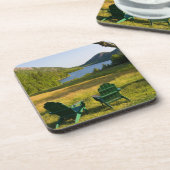 ジョーダンの芝生の上のアディロンダックの椅子 コースター (左側)