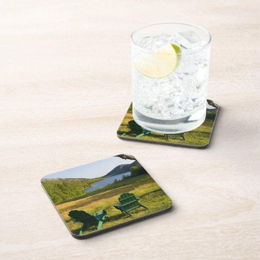 ジョーダンの芝生の上のアディロンダックの椅子 コースター (右側)