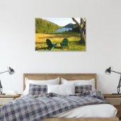 ジョーダンの芝生の上のアディロンドラックの椅子 キャンバスプリント (インサイチュ (寝室))