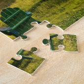 ジョーダンの芝生の上のアディロンドラックの椅子 ジグソーパズル (側面)