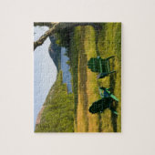 ジョーダンの芝生の上のアディロンドラックの椅子 ジグソーパズル (縦)