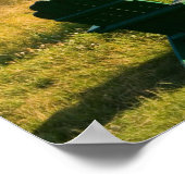 ジョーダンの芝生の上のアディロンドラックの椅子 ポスター (角)