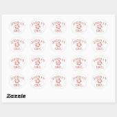 ジョーダンピンクガール ラウンドシール (シート)