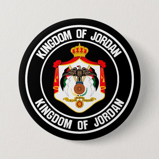ジョーダンラウンドエンブレム 缶バッジ (正面)