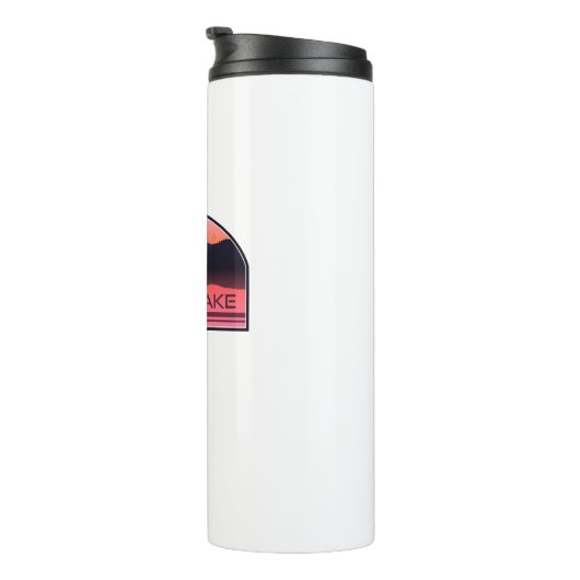 ジョーダンレイクノースカロライナ赤い日の出 タンブラー (回転右)