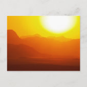 ジョーダンワディラムデザートポストカード ポストカード (正面)