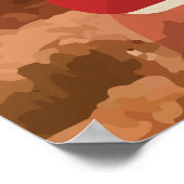 ジョーダン休暇ヴィンテージ旅行ポスター。 ポスター (角)