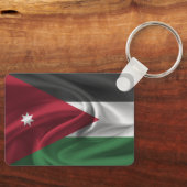 ジョーダン国旗キーチェーン キーホルダー (正面)