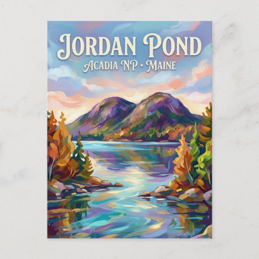 ジョーダン池, アカディア国立公園 ポストカード (正面)