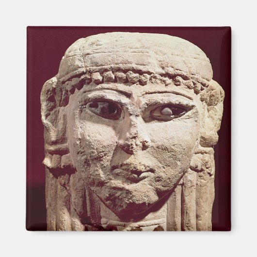 ジョーダン・アンマンの女神イシュタルの頭 マグネット (正面)