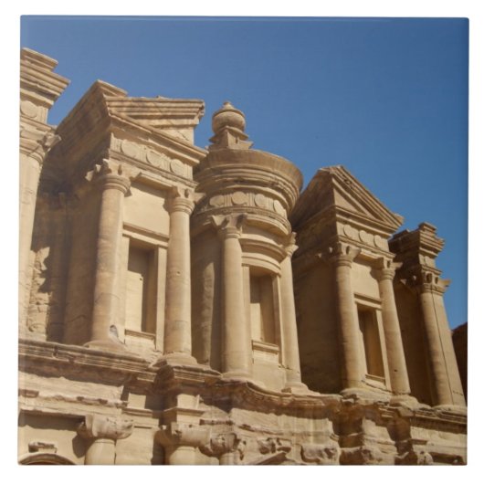 ジョーダン、ペトラ、修道院、アル·デイア。2 タイル (正面)