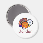 ジョーダン マグネット (正面/裏面)