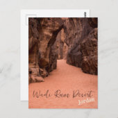 ジョーダン・ワディラム砂漠 ポストカード (正面/裏面)