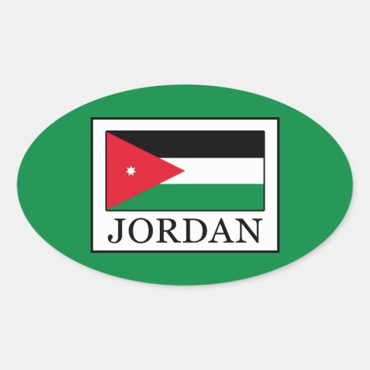 ジョーダン 楕円形シール (正面)