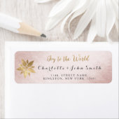 ジョーツザワールドピンクグレーバラゴールデンスター ラベル (インサイチュ)