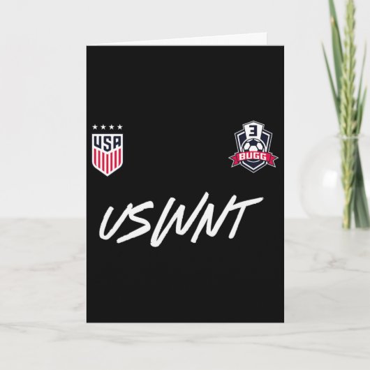ジョーディン・バグ3 ネイビー USWNT 公式ライセンス カード (正面)