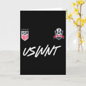 ジョーディン・バグ3 ネイビー USWNT 公式ライセンス カード (黄色い花)