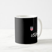 ジョーディン・バグ3 ネイビー USWNT 公式ライセンス コーヒーマグカップ (正面右)