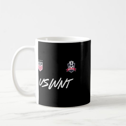 ジョーディン・バグ3 ネイビー USWNT 公式ライセンス コーヒーマグカップ (左)