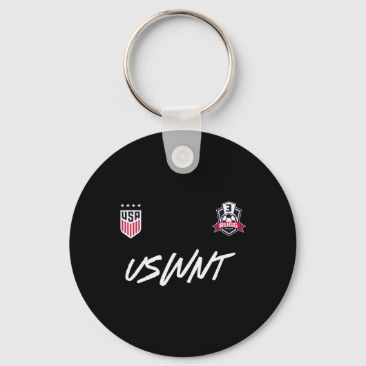 ジョーディン・バグ 3 ネイビー USWNT 公式ライセンス キーホルダー (正面)