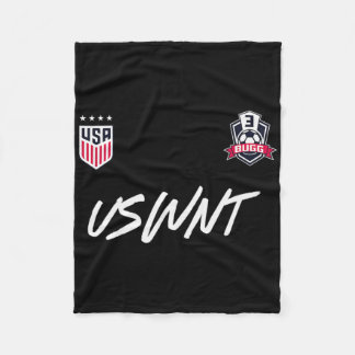 ジョーディン・バグ 3 ネイビー USWNT 公式ライセンス  フリースブランケット