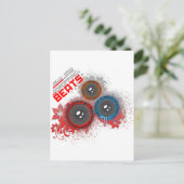 ジョードロップビート- Music DJ Graffiti Urban ポストカード (スタンド正面)