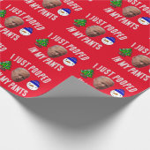 ジョーバイデン氏おもしろいクリスマスの包み紙 ラッピングペーパー (角)