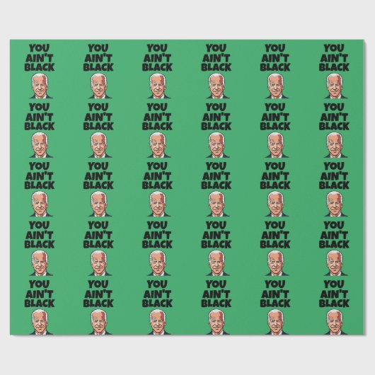 ジョーバイデン氏おもしろいクリスマスジャイアントラッピング紙 ラッピングペーパー (フラット)