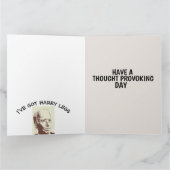 ジョーバイデン氏おもしろいハロートランプ サンキューカード (内部)