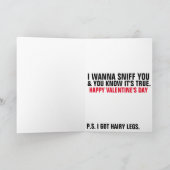 ジョーバイデン氏おもしろいバレンタインデーのカード シーズンカード (内部)