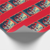 ジョーバイデン氏おもしろい私は鈍化クリスマスラップをポップ ラッピングペーパー (角)