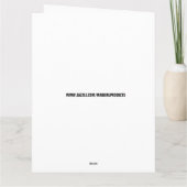 ジョーバイデン氏おもしろい誕生日あなたはとても若く見える カード (裏面)