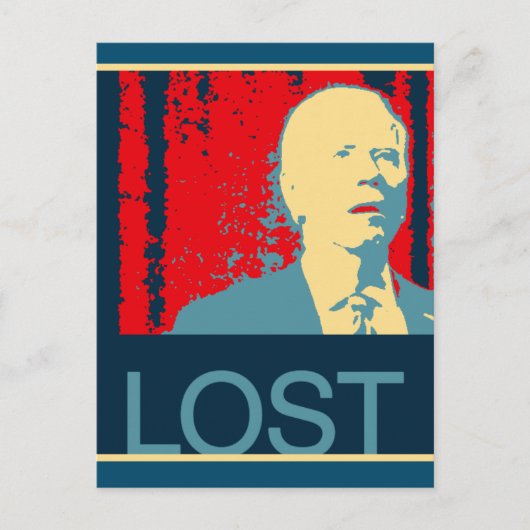 ジョーバイデン氏がobamazedポストカーおもしろいドを混乱 ポストカード (正面)