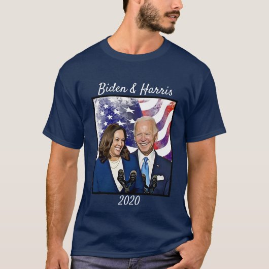 ジョーバイデン氏とカマラハリス2020社長のために Tシャツ (正面)