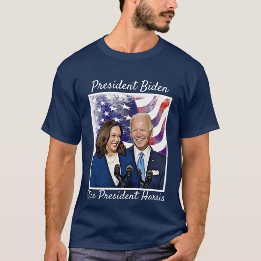 ジョーバイデン氏とカマラハリス2020 Tシャツ (正面)