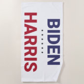 ジョーバイデン氏とカマラハリス（2020年米国選挙） ビーチタオル (正面)