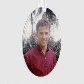 ジョーバイデン氏の若い熱いスタイル オーナメント (正面)